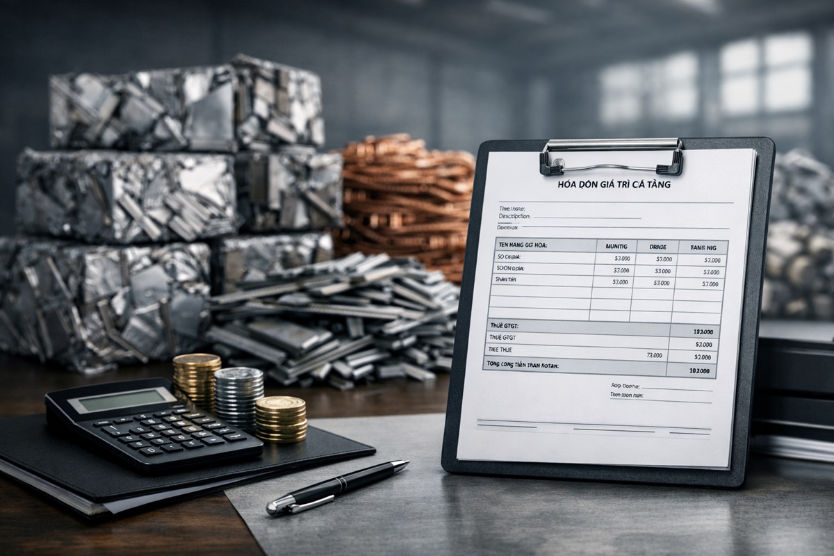 Thông tin bắt buộc trên hóa đơn bán phế liệu